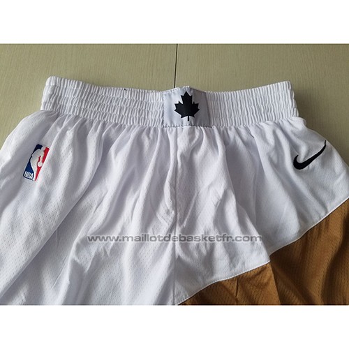 Short Toronto Raptors Ville 2018 Blanc